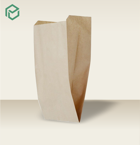 v-bottom paper bag