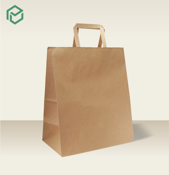 flat handle paper bag