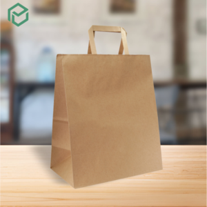 Flat Handle Paper Bags