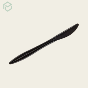 Black Plastic Knife