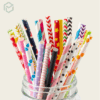 Multicolor Paper Straw